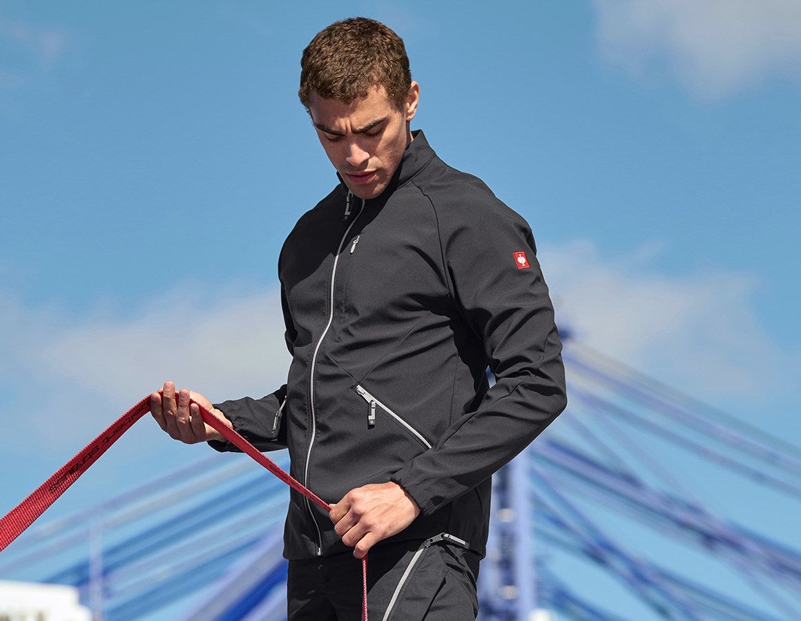 Additional image 1 Softshell jacket e.s.ambition black/platinum