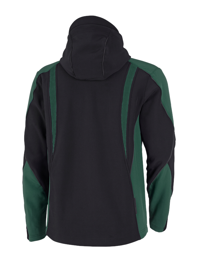 Secondary image Softshell jacket e.s.vision black/green