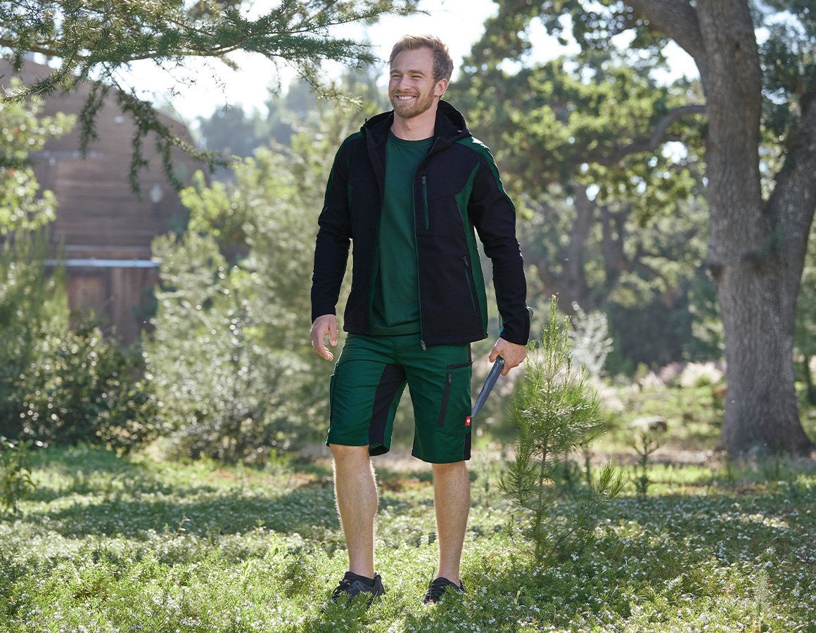 Additional image 1 Softshell jacket e.s.vision black/green