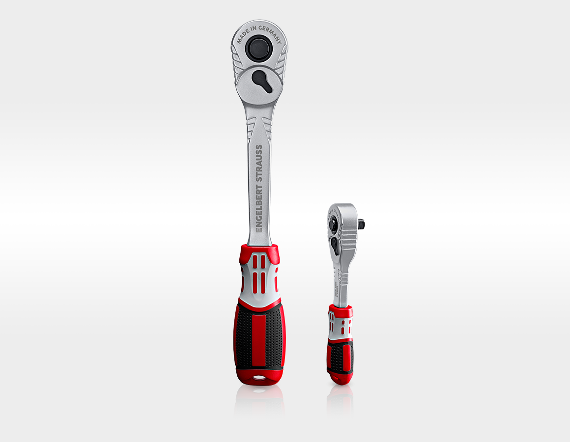 Additional image 1 Socket wrench set pro 1/4+1/2 long in STRAUSSbox Midi