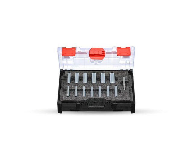 Primary image Socket wrench set 1/4 long in STRAUSSbox mini undefined
