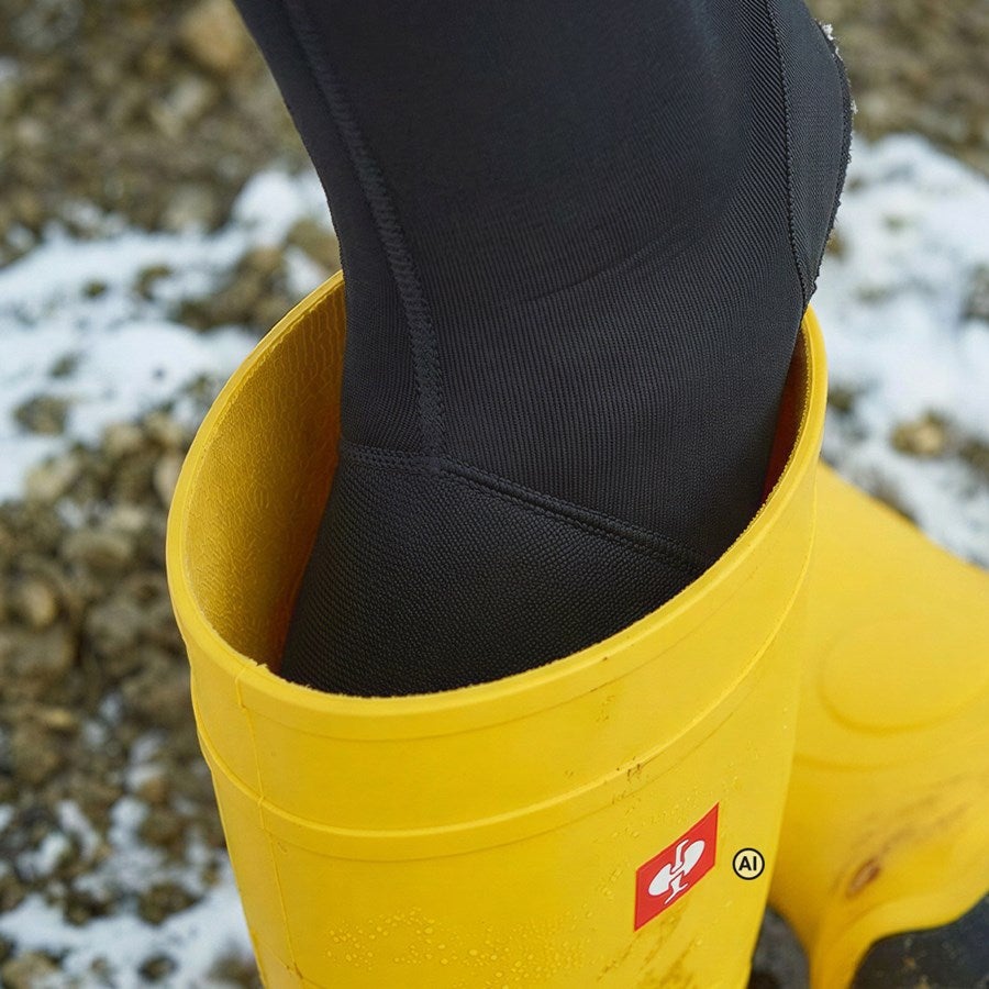 Detailed image Boot socks black - AI generated / modified