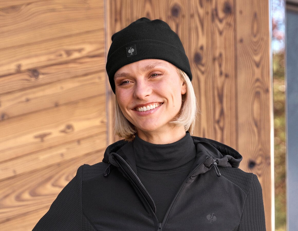 Additional image 2 Knitted hat e.s.iconic black