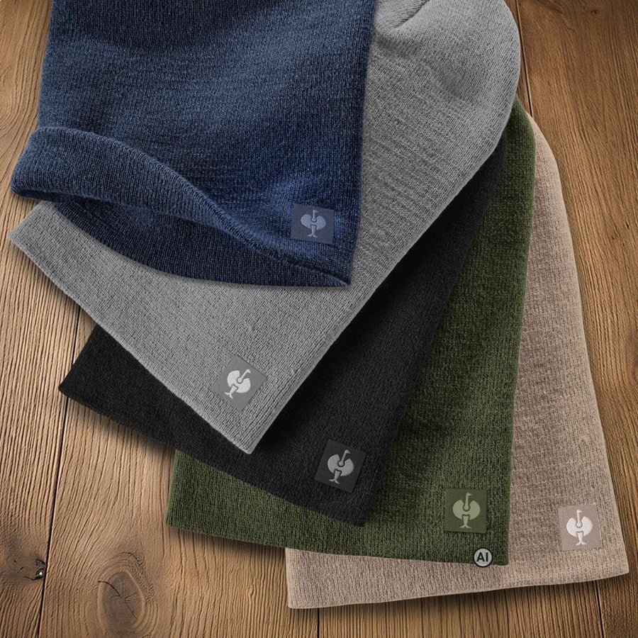 Detailed image Knitted hat e.s.motion ten oxidblack - AI generated / modified