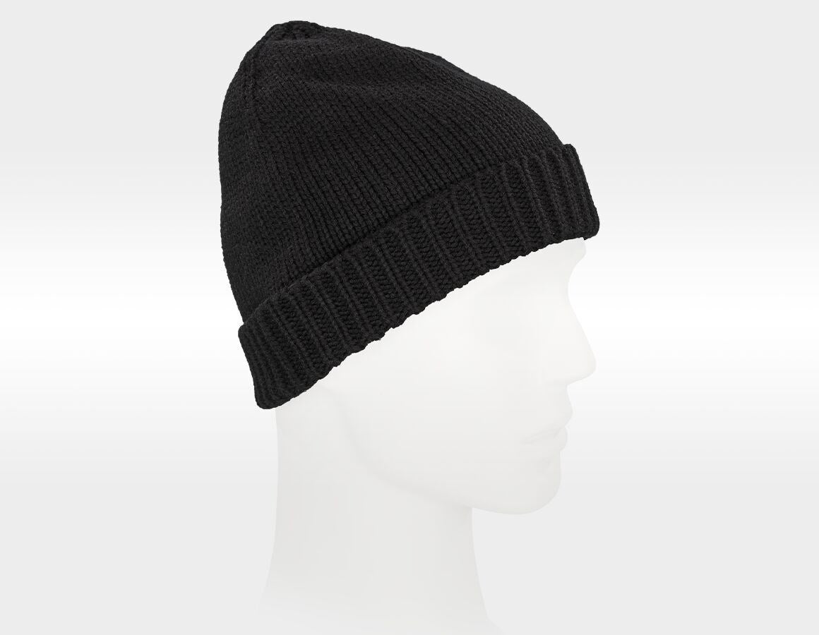 Additional image 2 Knitted hat e.s.roughtough black