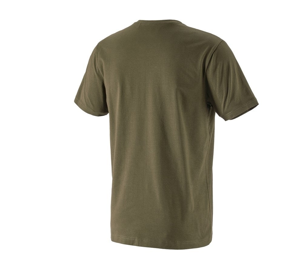 Secondary image T-Shirt e.s.concrete mudgreen