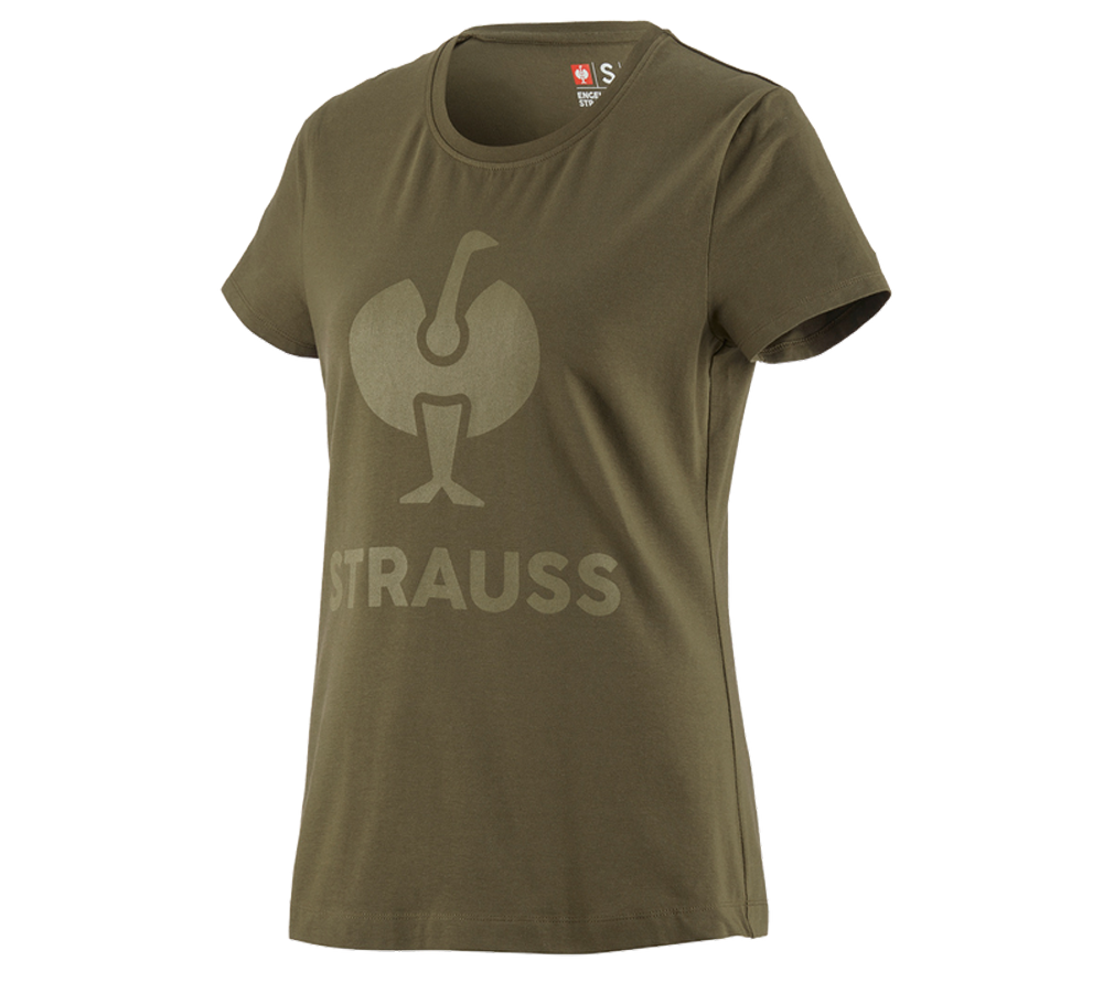 Primary image T-Shirt, e.s.concrete, ladies' mudgreen