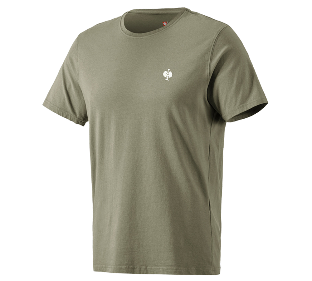Primary image T-Shirt e.s.motion ten pure moorgreen vintage
