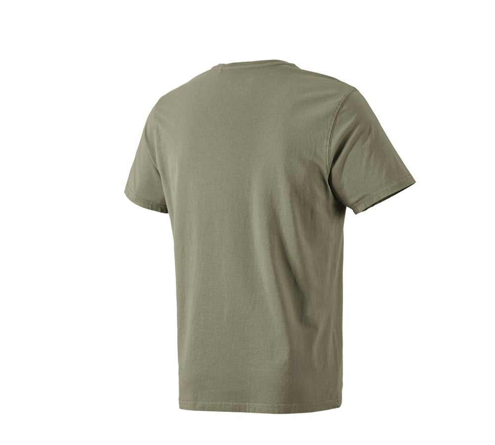 Secondary image T-Shirt e.s.motion ten pure moorgreen vintage