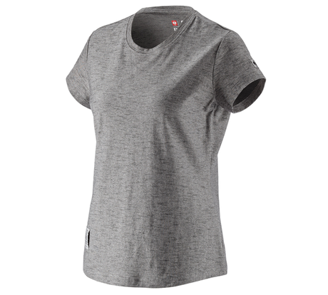 Primary image T-shirt e.s.vintage, ladies' black melange