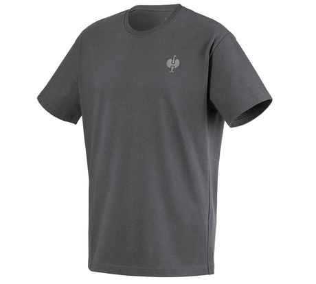 Primary image T-shirt heavy e.s.iconic carbongrey