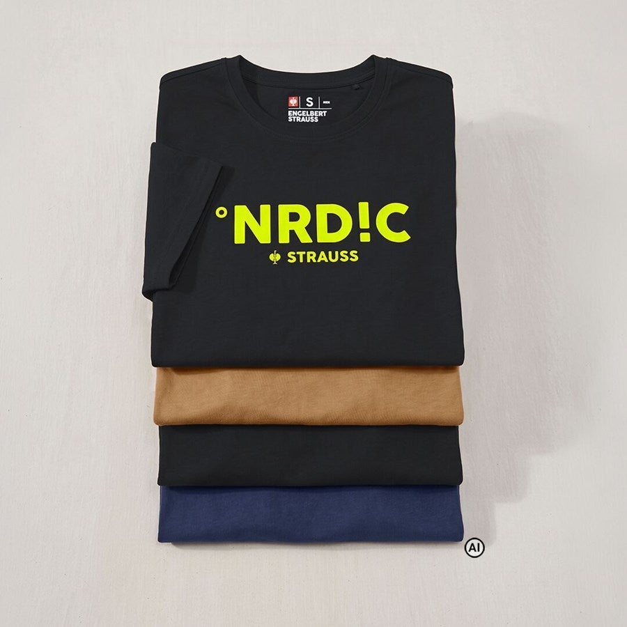 Detailed image T-shirt heavy e.s.line.nordic black - AI generated / modified