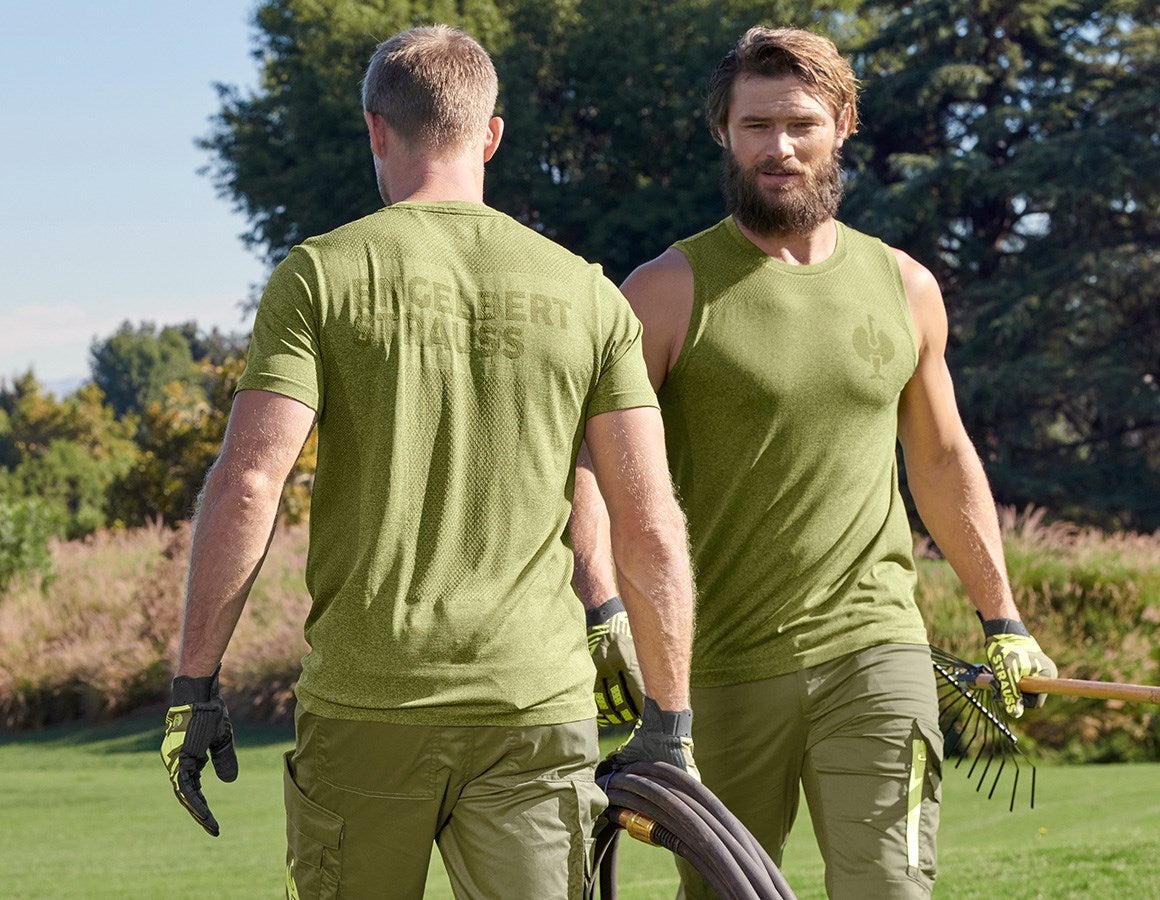 Additional image 2 T-Shirt seamless e.s.trail junipergreen melange