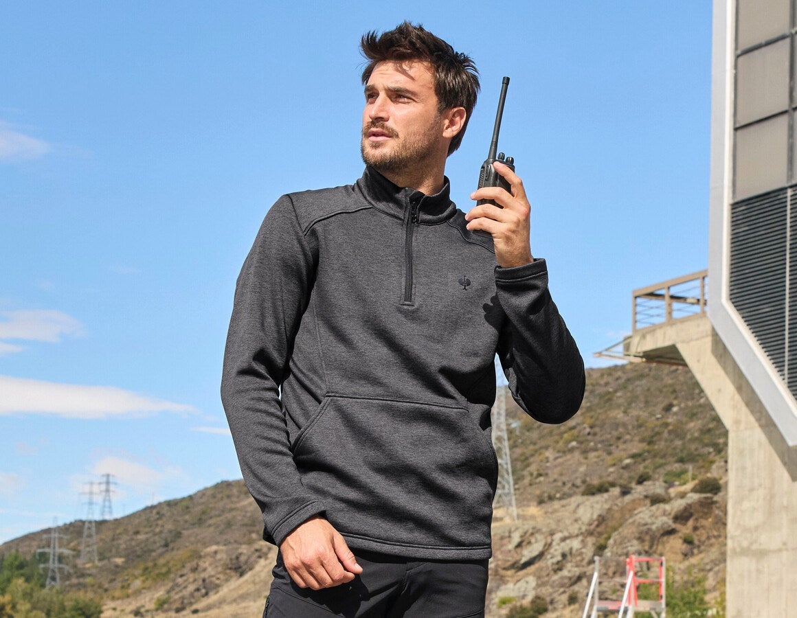 Main action image Troyer thermo stretch e.s.trail black melange