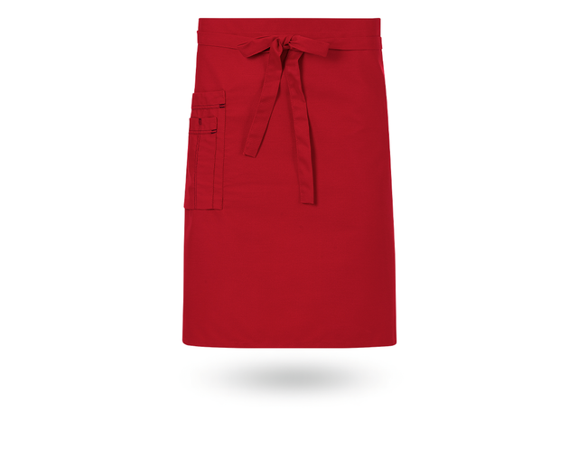 Primary image Mid-Length Apron red/black