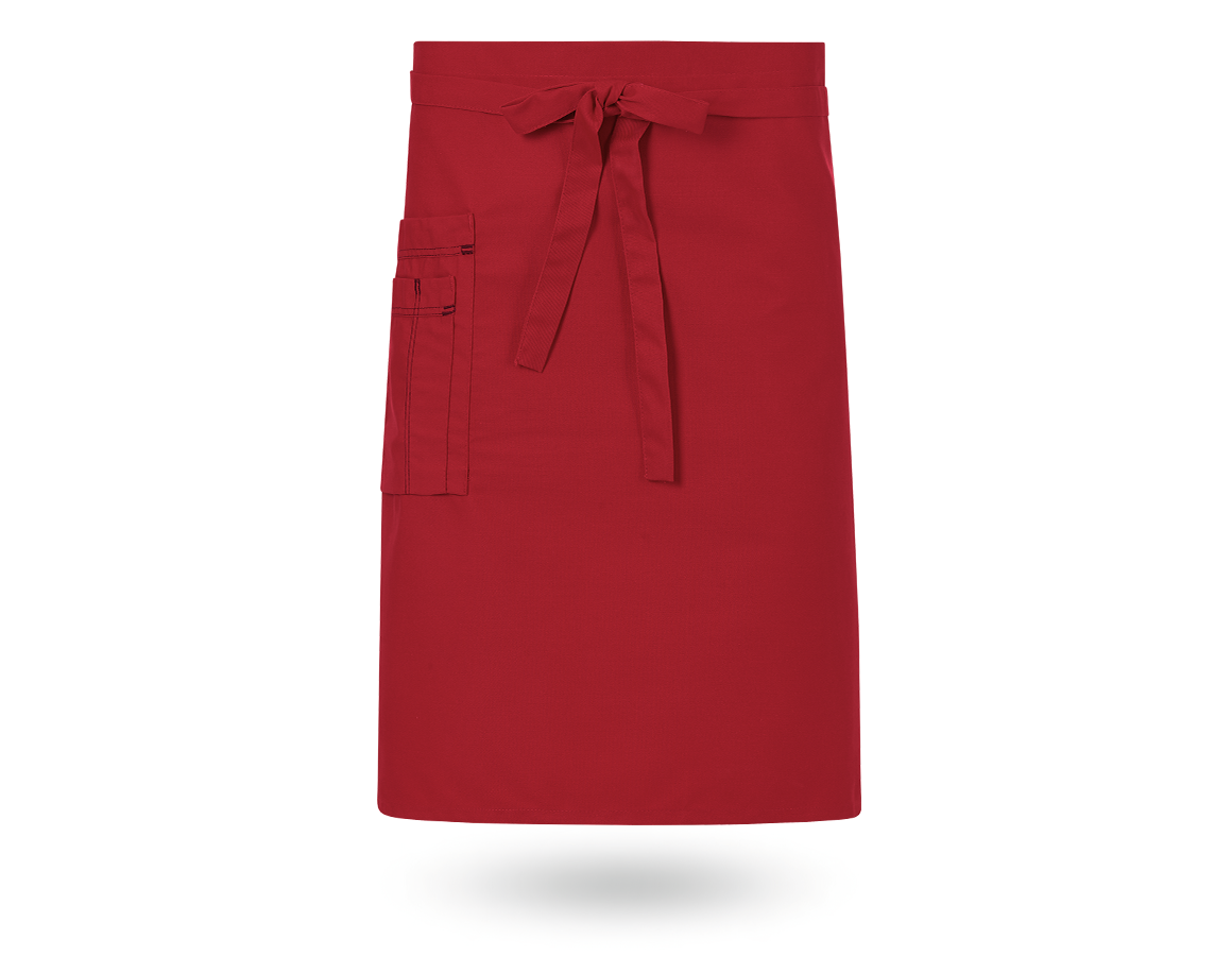 Primary image Mid-Length Apron red/black