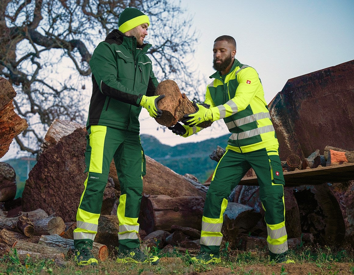 Additional image 11 High-vis trousers e.s.motion 24/7 green/high-vis yellow
