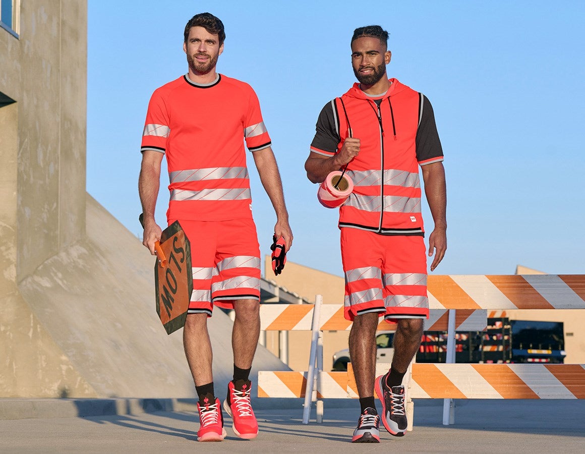 Additional image 2 High-vis functional t-shirt e.s.ambition high-vis red/black