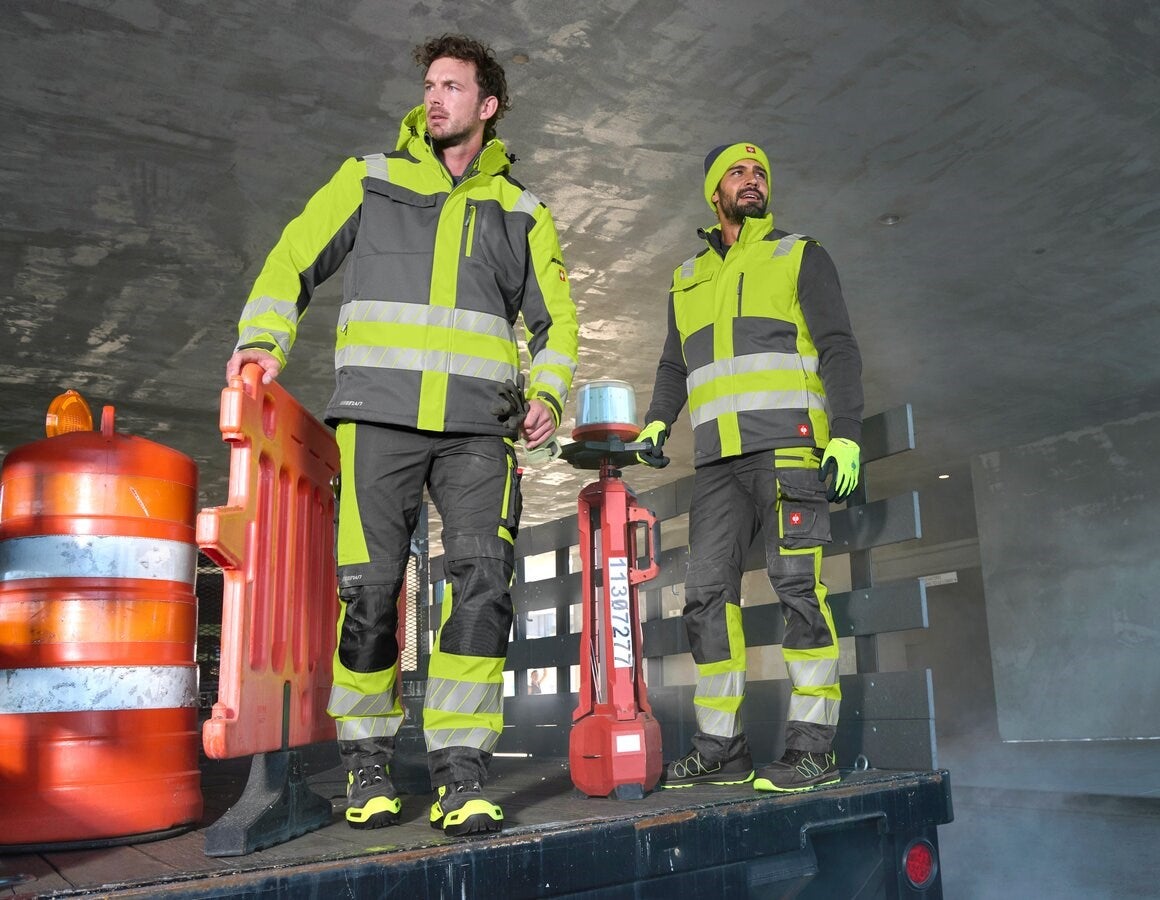Additional image 5 High-vis winter softsh. bodywarmer e.s.motion 24/7 anthracite/high-vis yellow