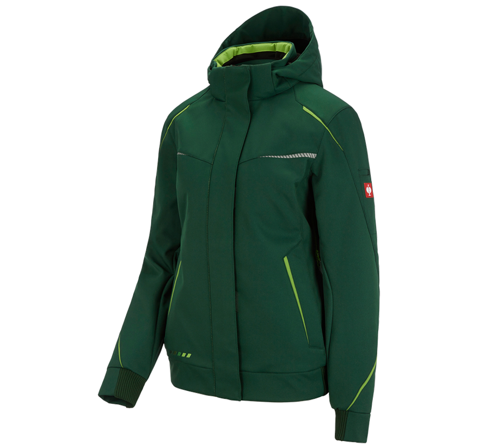 Primary image Winter softshell jacket e.s.motion 2020, ladies' green/seagreen