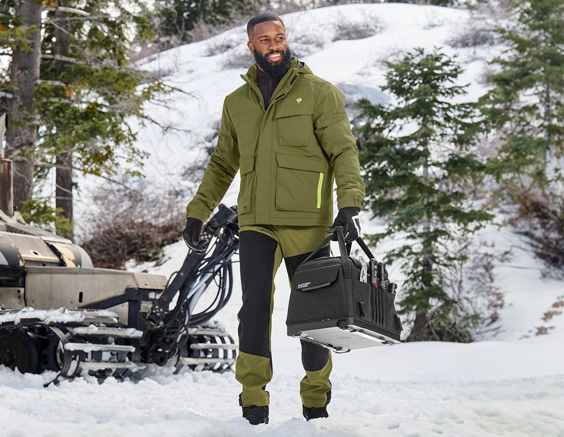 Additional image 2 Winter jacket e.s.trail junipergreen/limegreen