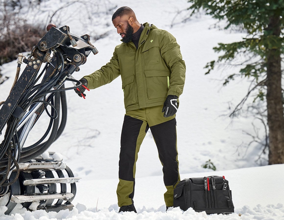 Additional image 3 Winter jacket e.s.trail junipergreen/limegreen