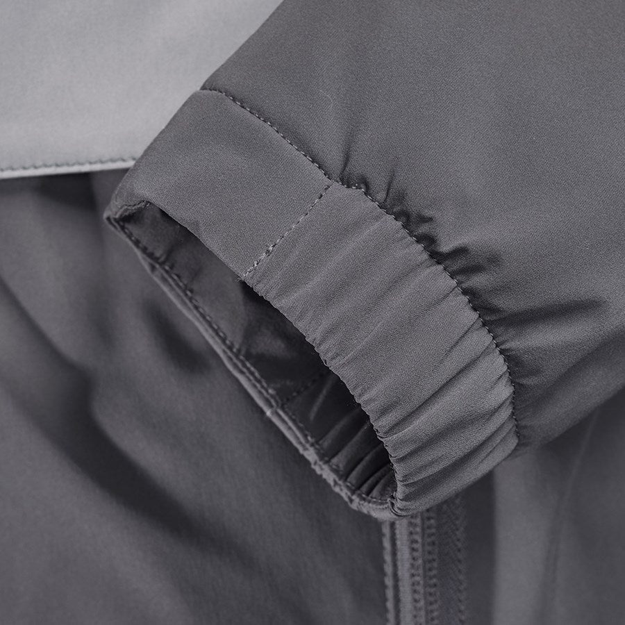 Detailed image Winter jacket e.s.trail pure, ladies' carbongrey/basaltgrey