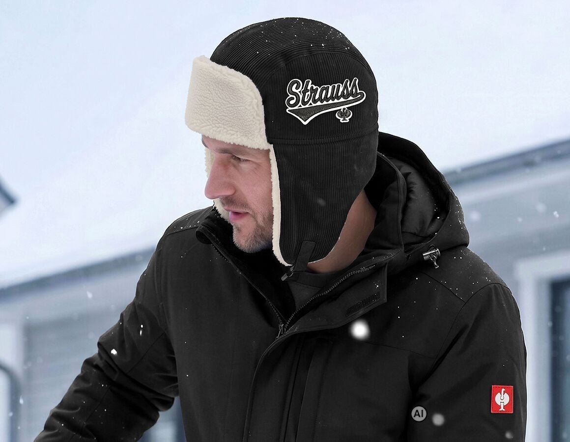 Additional image 1 Winter hat e.s.e:pic black - AI generated / modified