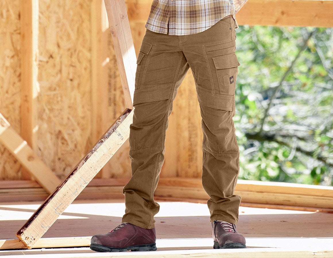 Main action image Worker cargo trousers e.s.vintage sepia