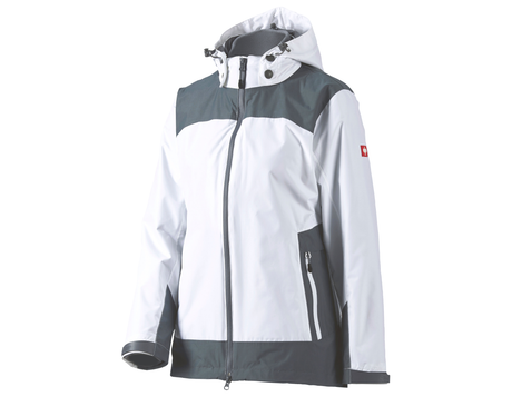 Primary image e.s. 3 in 1 ladies' Functional jacket white/grey