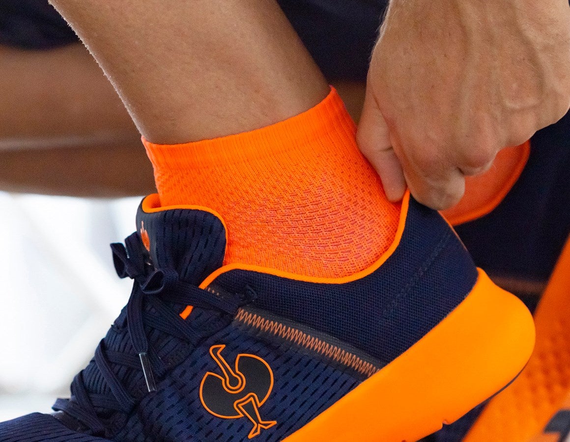 Additional image 1 e.s. All-season socks function light/low high-vis orange/navy
