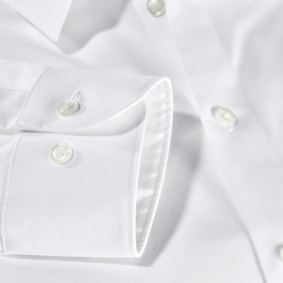 Additional image 3 e.s. Business shirt cotton stretch, slim fit white