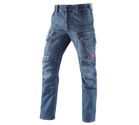 Primary image e.s. Cargo worker jeans POWERdenim stonewashed