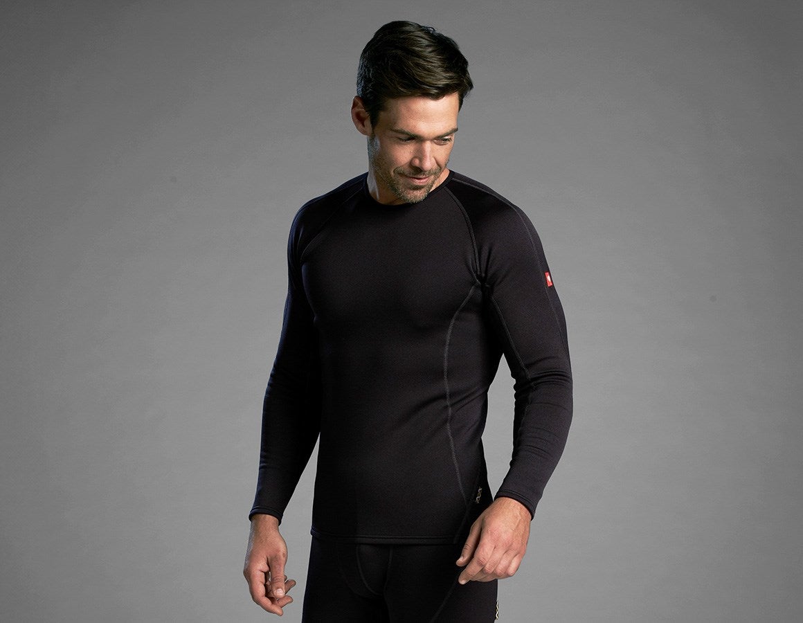 Additional image 4 e.s. functional-longsleeve thermo stretch-x-warm black