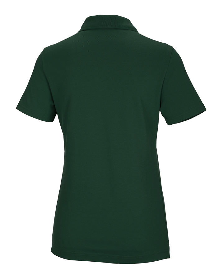 Secondary image e.s. Functional polo shirt poly cotton, ladies' green