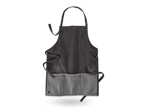 Primary image e.s. Bib Apron denim, short graphitewashed