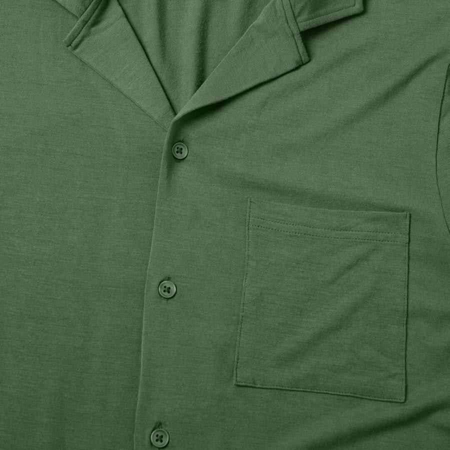 Detailed image e.s. Modal pyjama top, ladies' nordicgreen
