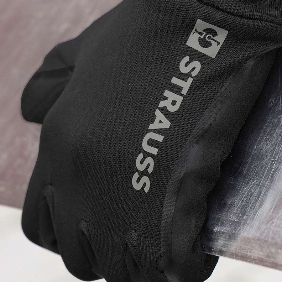 Detailed image e.s. Nitrile gloves FIBERTWIN® Senso Grip Winter black