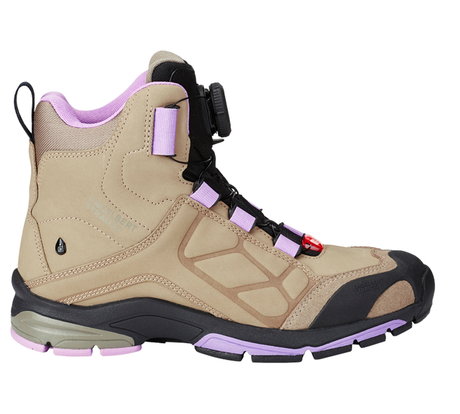 Primary image e.s. O2 Work shoes Tethys mid stone/lavender