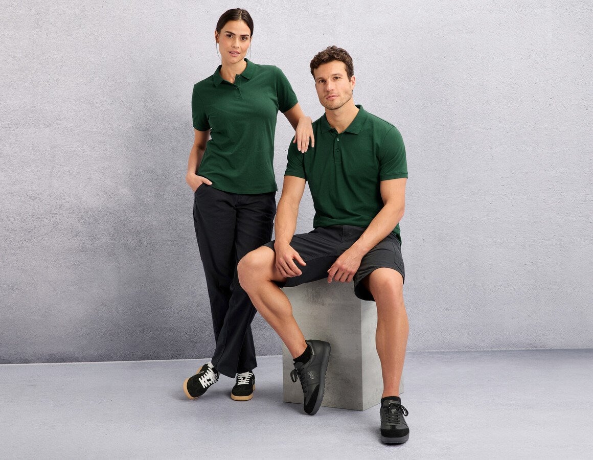 Additional image 1 e.s. Piqué-Polo cotton light, ladies' green