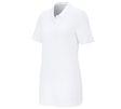 Primary image e.s. Pique-Polo cotton stretch, ladies', long fit white