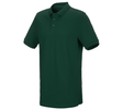 Primary image e.s. Piqué-Polo cotton stretch, long fit green