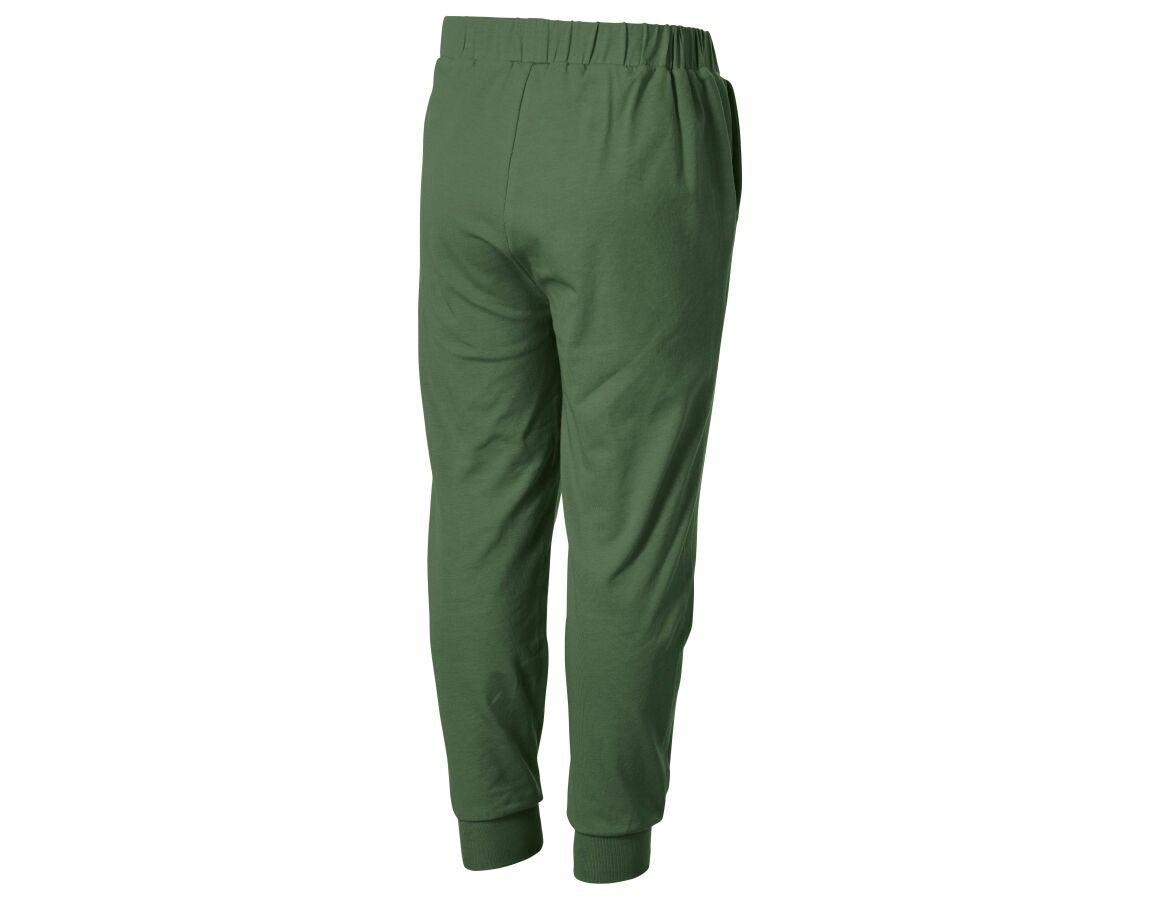 Secondary image e.s. Pyjama trousers cotton stretch, children’s nordicgreen