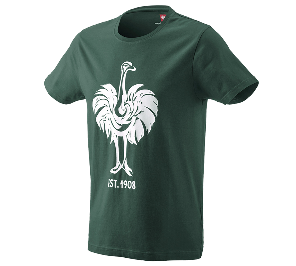 Primary image e.s. T-shirt 1908 green/white