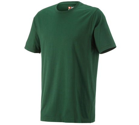 Primary image e.s. T-shirt cotton, long fit green