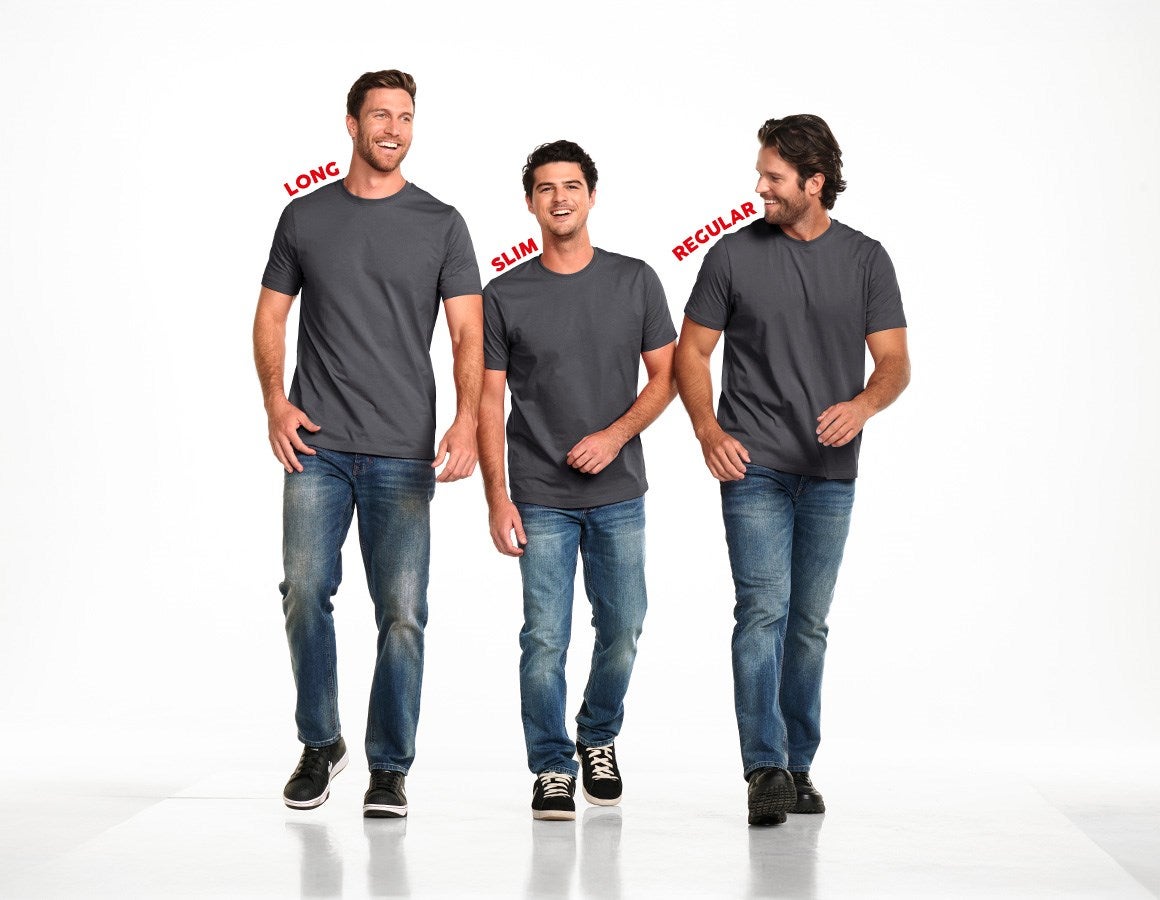 Additional image 4 e.s. T-shirt cotton, long fit white