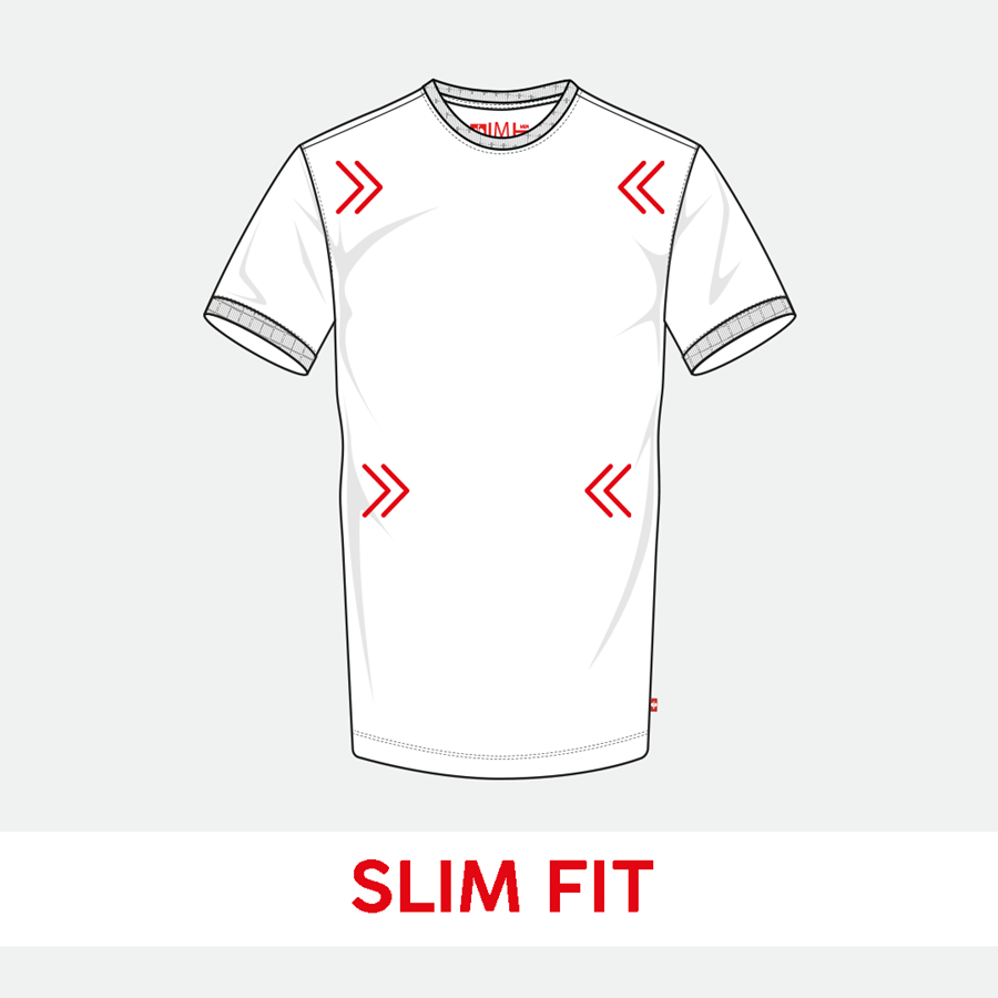 Detailed image e.s. T-shirt cotton, slim fit white