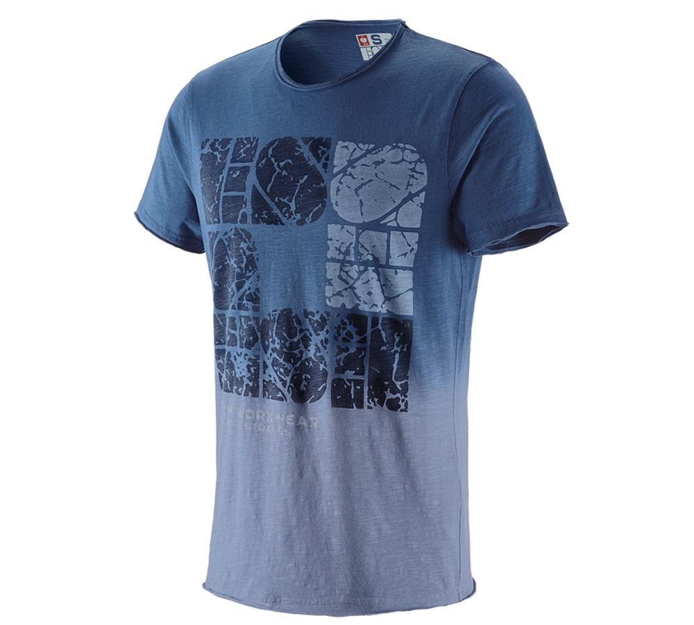 Primary image e.s. T-Shirt denim workwear antiqueblue vintage