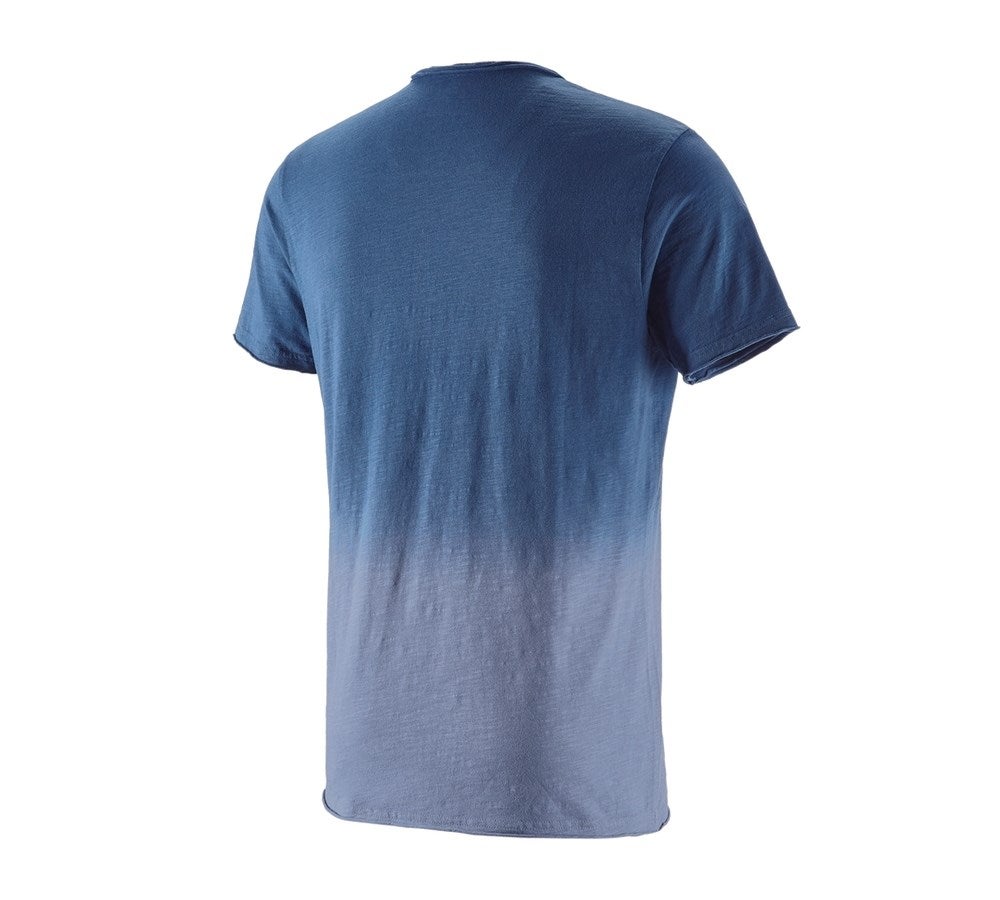 Secondary image e.s. T-Shirt denim workwear antiqueblue vintage