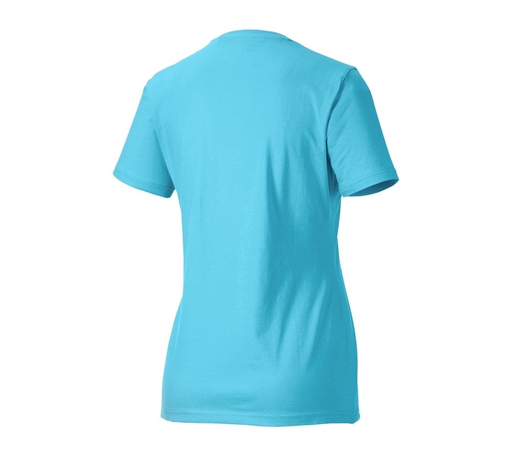 Secondary image e.s. T-shirt strauss works, ladies' lapisturquoise